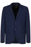 Gazzarrini X Michele Franzese Single-breasted Tailored Blazer In Blue