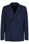Gazzarrini X Michele Franzese Double-breasted Blazer In Blue