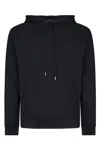 Gazzarrini X Michele Franzese Logo-print Cotton-blend Hoodie In Black