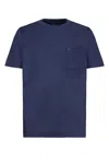 Gazzarrini X Michele Franzese Crew-neck Cotton T-shirt In Blue