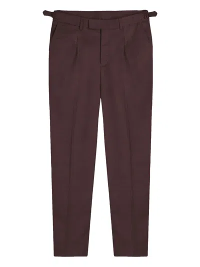Gazzarrini X Michele Franzese Tailored Trousers In Red