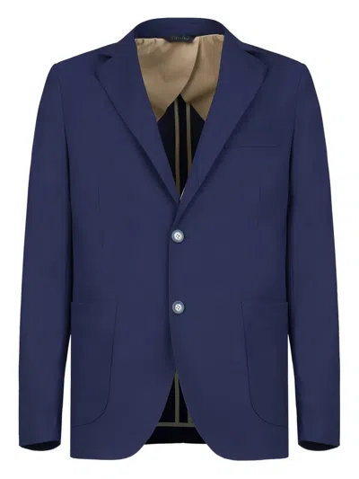 Gazzarrini X Michele Franzese Tailored Two-button Blazer In Black