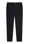 Gazzarrini X Michele Franzese Pressed-crease Tailored Trousers In Black