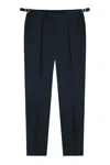 Gazzarrini X Michele Franzese Pressed-crease Tailored Trousers In Blue