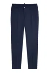 Gazzarrini X Michele Franzese Pressed-crease Trousers In Blue