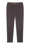 Gazzarrini X Michele Franzese Cargo-pocket Tailored Trousers In Brown