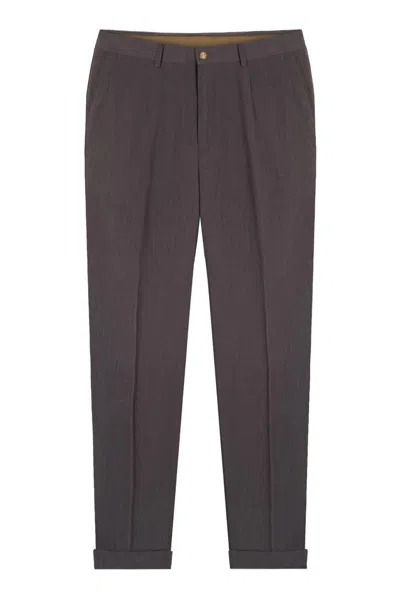 Gazzarrini X Michele Franzese Trousers In Brown