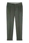 Shop Gazzarrini X Michele Franzese Trousers In Green