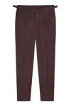 Gazzarrini X Michele Franzese Tailored Trousers In Red