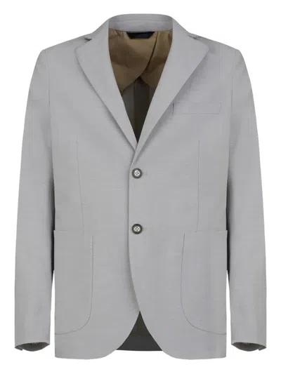 Gazzarrini X Michele Franzese Wool-blend Blazer In Gray