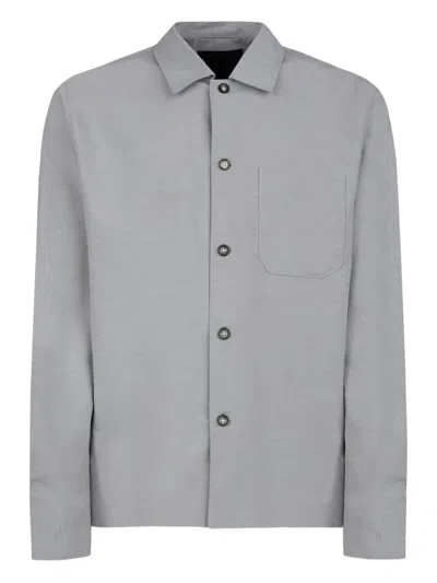 Gazzarrini X Michele Franzese Wool-blend Shirt In Gray