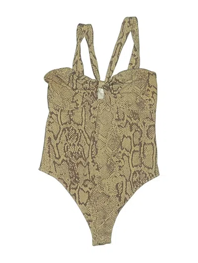 Pre-owned Gb Bodysuit In Brown