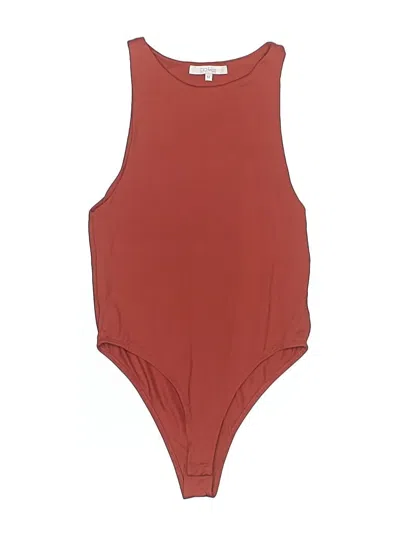 Pre-owned Gb Bodysuit In Burgundy