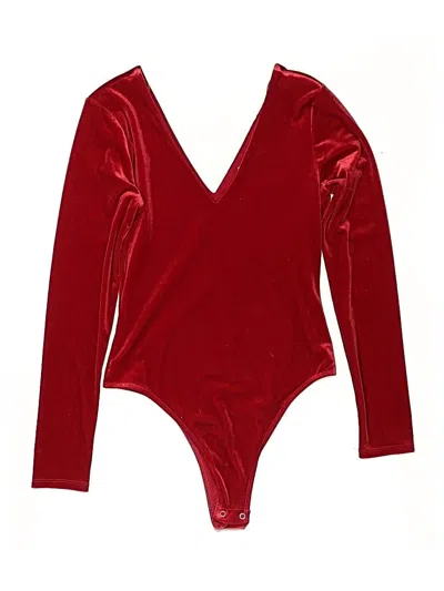 Pre-owned Gb Bodysuit In Red