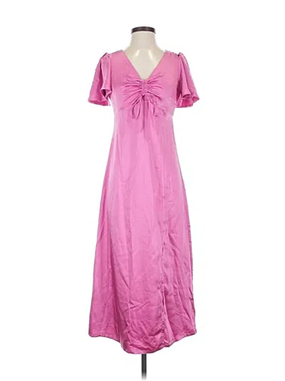 Gb Casual Dress In Pink