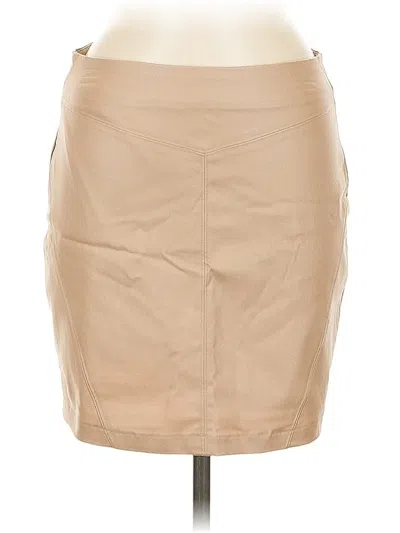 Gb Faux Leather Skirt In Animal Print