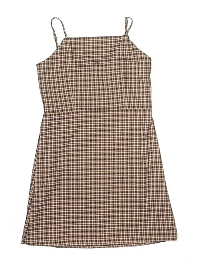 Pre-owned Gb Girls Kids' Dress In Tan