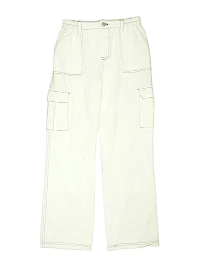 Pre-owned Gb Girls Kids' Jeans In Ivory