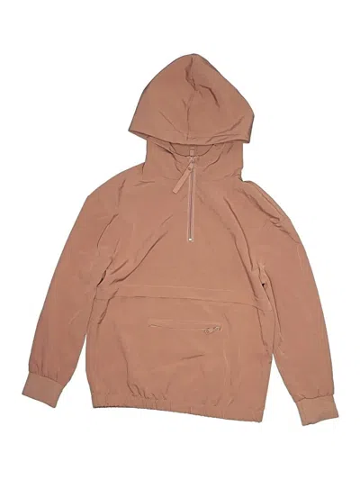 Pre-owned Gb Girls Kids' Pullover Hoodie In Tan