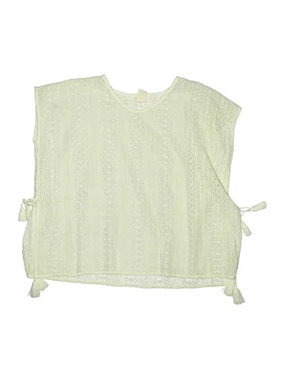 Pre-owned Gb Girls Kids' Sleeveless Blouse In Green