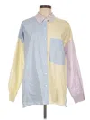Gb Long Sleeve Button Down Shirt In Multi