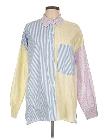 Gb Long Sleeve Button Down Shirt In Multi