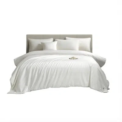 Gb Pure Cotton Mulberry Silk Quilt– 230x200cm (91x79 Inches) With 1300g Filling Weight | Premium Cotton In White
