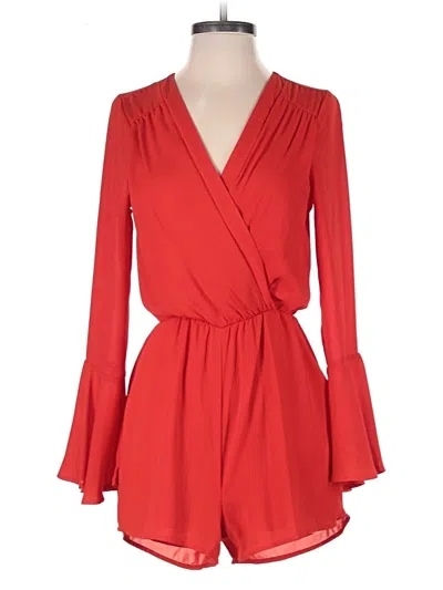 Pre-owned Gb Romper In Red