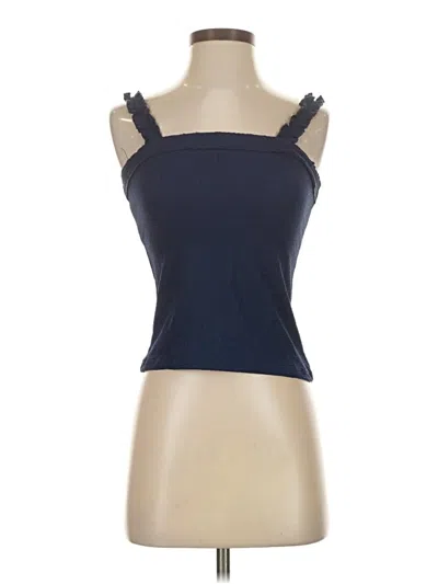 Gb Sleeveless Top Blue Sweetheart Neckline Tops