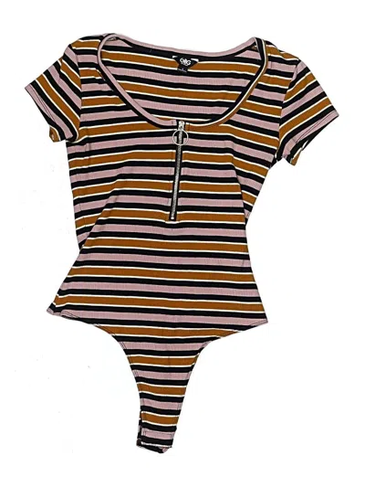 Pre-owned Gbg Los Angeles Bodysuit In Yellow