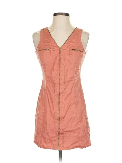 Pre-owned Gbg Los Angeles Casual Dress In Orange