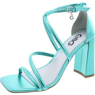 Gbg Los Angeles Chloin Womens Dressy Slip On Heels In Green