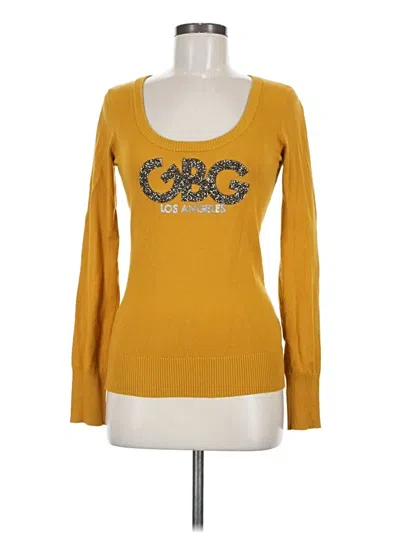 Pre-owned Gbg Los Angeles Pullover Sweater In Yellow