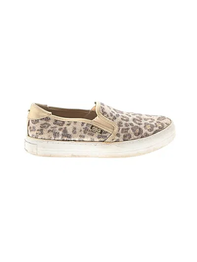 Pre-owned Gbg Los Angeles Sneakers In Gold