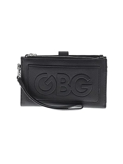 Pre-owned Gbg Los Angeles Wristlet In Black