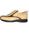 Gbx Men's Oxford Shoes In Bone/ Brown In Multi