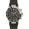 Gc Black Synthetic Sport Watch In Black