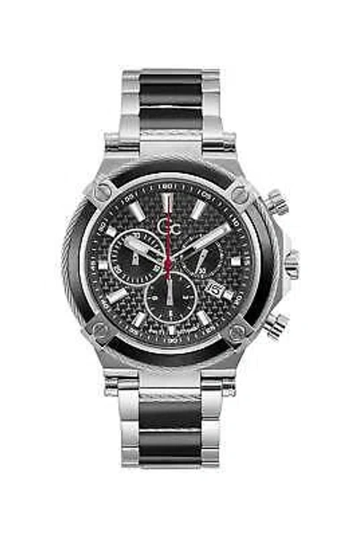 Pre-owned Gc Gents Cable Sport Chronograph Watch Y89001g2