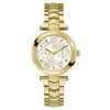 Gc Gold Stainless Steel Dress Watch In Gold