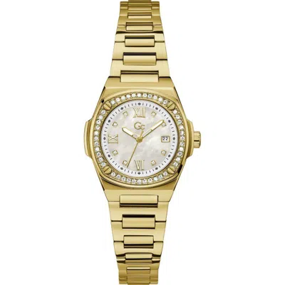 GC GC GOLD STAINLESS STEEL DRESS WOMEN'S WATCH