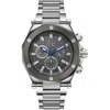 Gc Gray Stainless Steel Bracelet Men's Watch In Gray