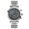 Gc Gray Stainless Steel Dress Men's Watch In Gray