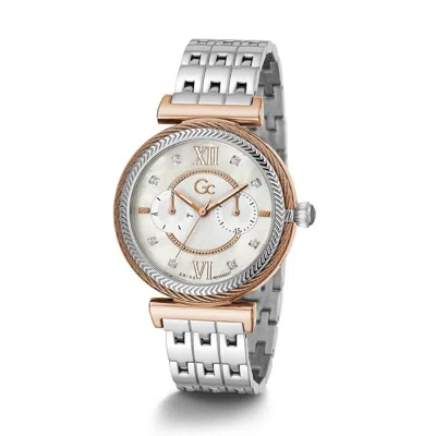 Gc Gray Stainless Steel Dress Women's Watch