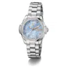 Gc Gray Stainless Steel Dress Watch In Metallic