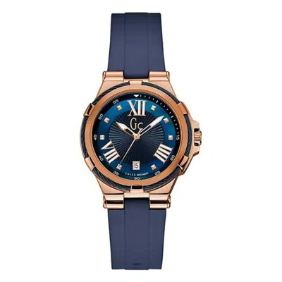 Gc Ladies' Watch  Watches Y34001l7 ( 36 Mm) Gbby2 In Blue