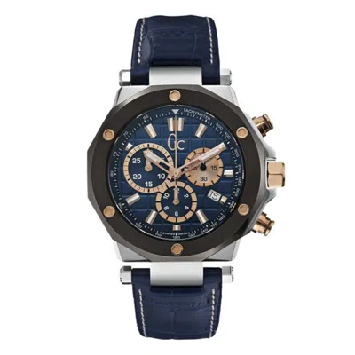 Gc Men's Watch  Watches X72025g7s ( 44 Mm) Gbby2 In Blue