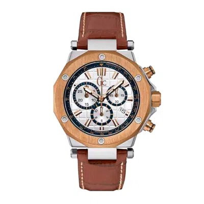 Gc Men's Watch  Watches X72035g1s ( 43 Mm) Gbby2 In Brown