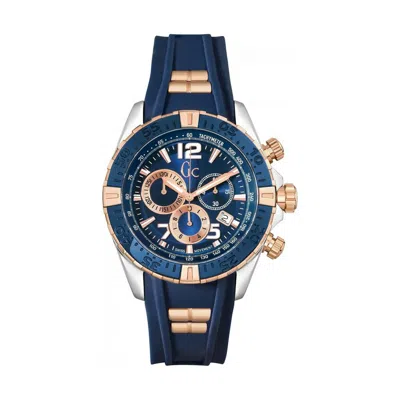 Gc Men's Watch  Watches Y02009g7 ( 44 Mm) Gbby2 In Blue