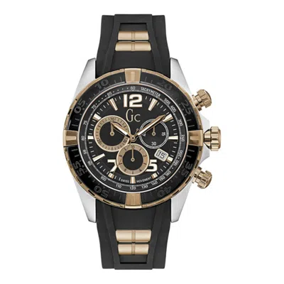 Gc Men's Watch  Watches Y02011g2 ( 45 Mm) Gbby2 In Black