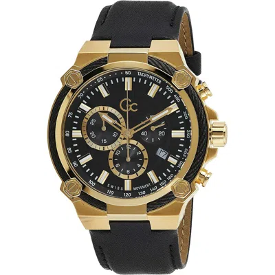 Gc Men's Watch  Watches Y24011g2mf ( 44 Mm) Gbby2 In Black